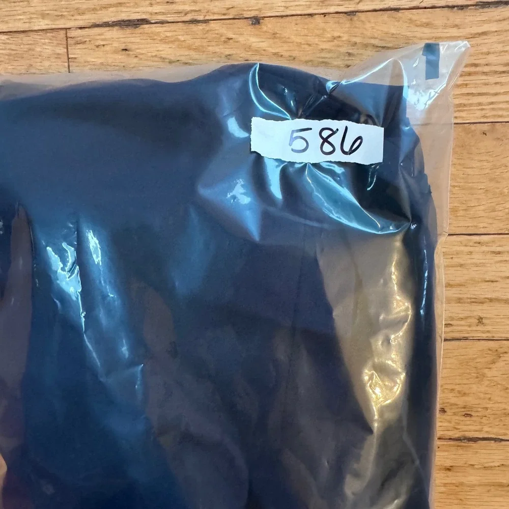 Speedo‎ Mens Swim Trunks Navy Blue Colorblock 9 Inch Inseam Size M